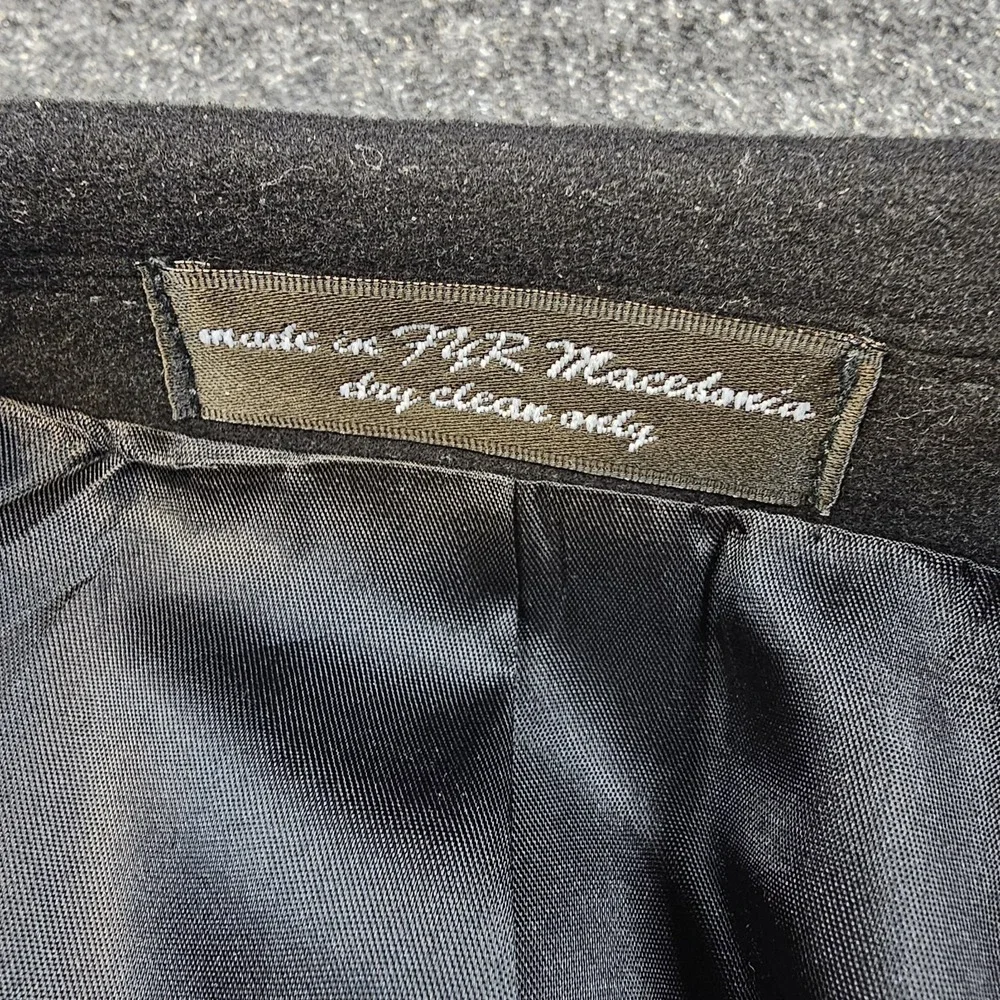 Gianfranco Ruffini Mens Cashmere Blend Blazer Jacket 42R‎ Black Italy Classic
